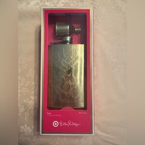 Lilly Pulitzer x Target Gold Flask with Engraved Design